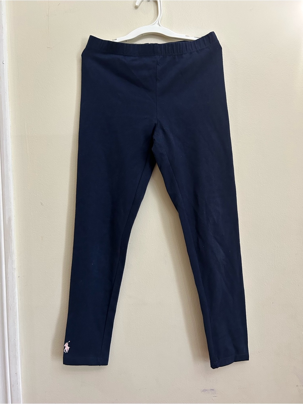 Polo by Ralph Lauren Navy Girls' Stretch Leggings 8-10 Medium